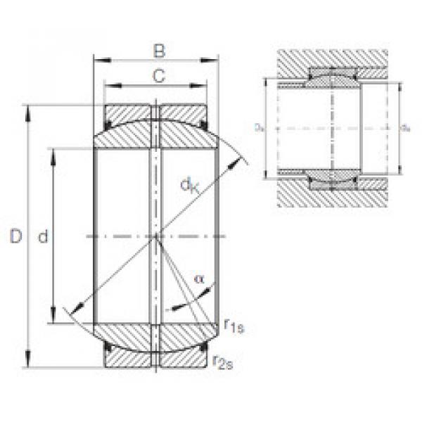 Bearing GE 100 DO-2RS INA #1 image