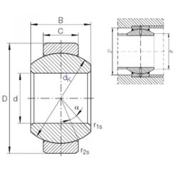 Bearing GE 10 FO INA #1 image