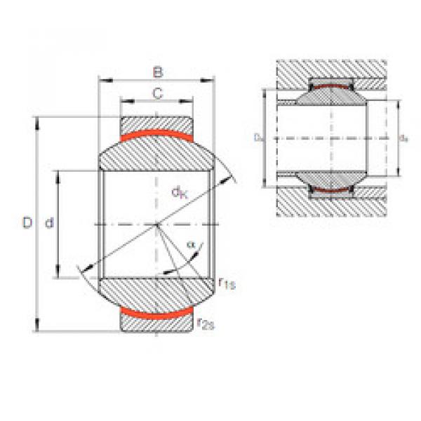 Bearing GE 10 FW INA #1 image