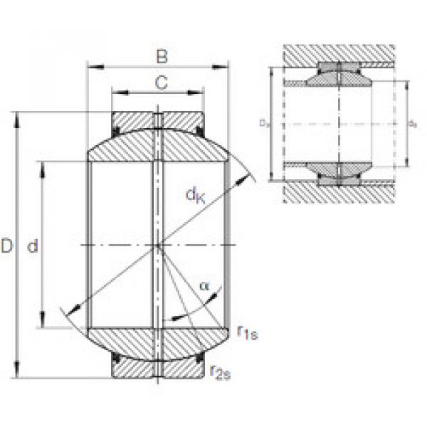 Bearing GE 100 FO-2RS INA #1 image