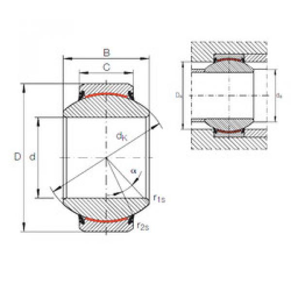 Bearing GE 100 FW-2RS INA #1 image