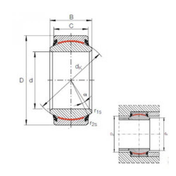 Bearing GE 100 UK-2RS INA #1 image