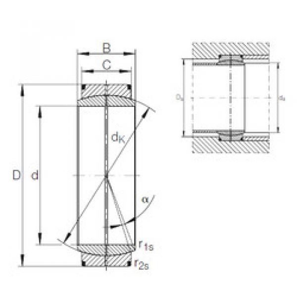 Bearing GE 340 DO INA #1 image