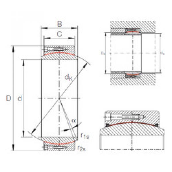 Bearing GE 1000 DW INA #1 image