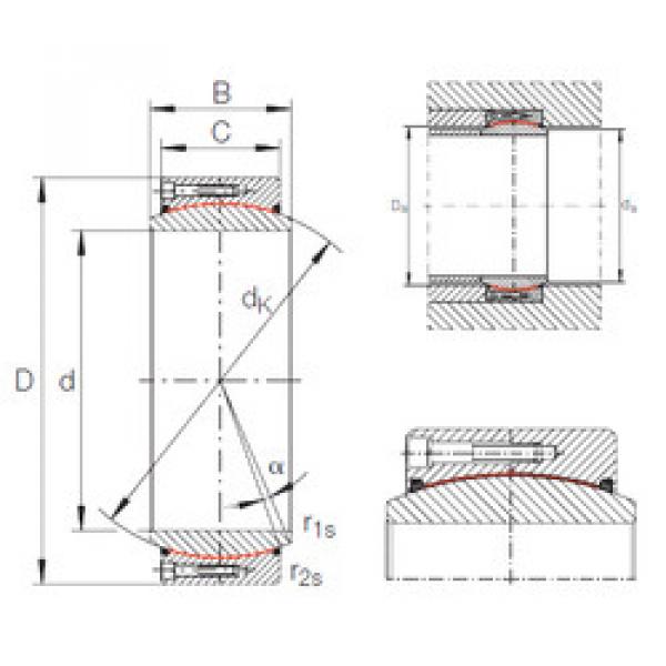 Bearing GE 320 DW-2RS2 INA #1 image