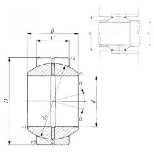 Bearing GE 140GS IKO #1 image