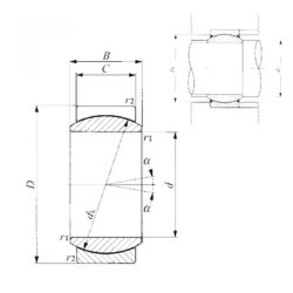 Bearing GE 17EC IKO #1 image