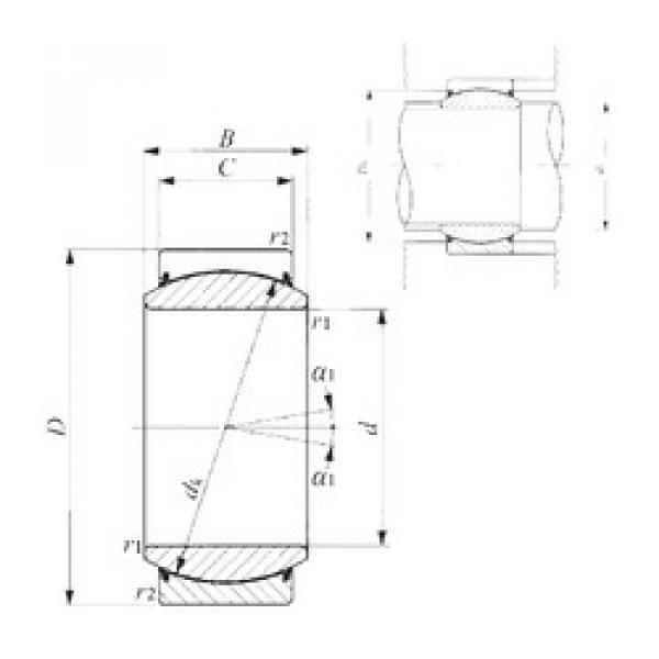 Bearing GE 45EC-2RS IKO #1 image