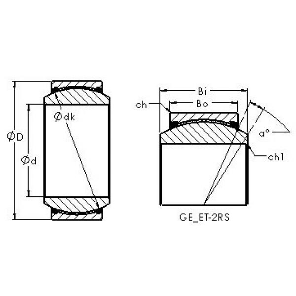 Bearing GE110ET-2RS AST #1 image