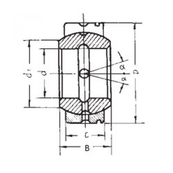 Bearing GE100XS/K FBJ #1 image