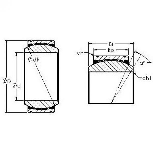 Bearing GE110XT/X-2RS AST #1 image