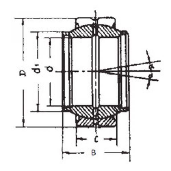 Bearing GE220XS FBJ #1 image