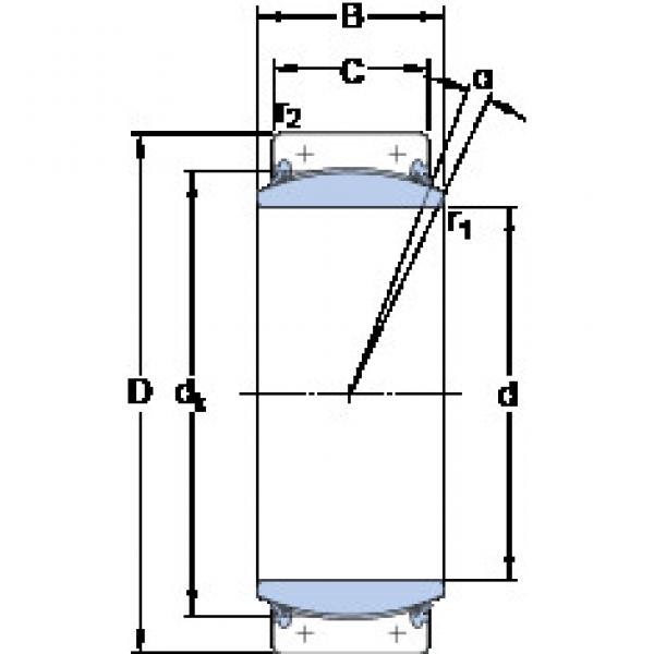 Bearing GEC 460 TXA-2RS SKF #1 image