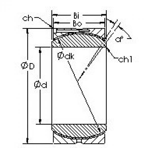 Bearing GEH110HC AST #1 image