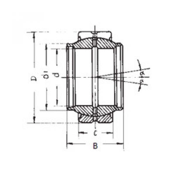 Bearing GEEW100ES-2RS FBJ #1 image