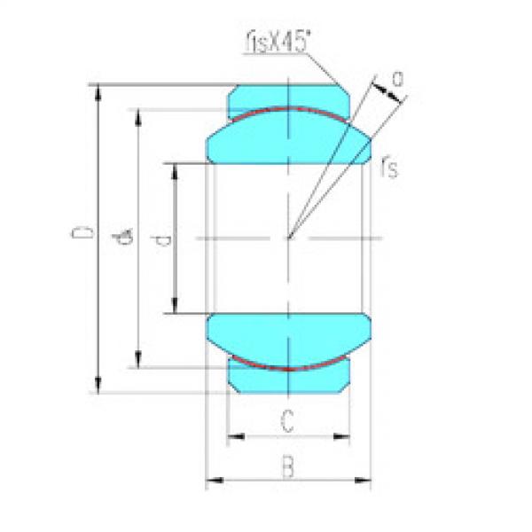 Bearing GEFZ19T LS #1 image