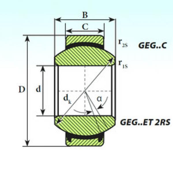 Bearing GEG 100 ET 2RS ISB #1 image