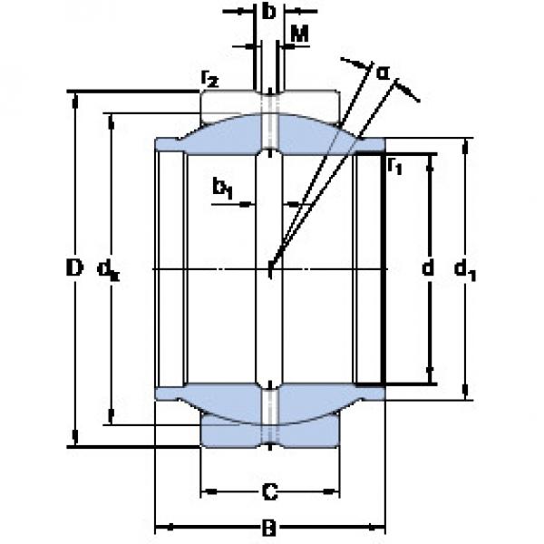 Bearing GEG 16 ES SKF #1 image