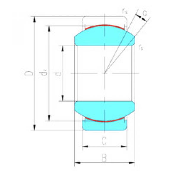 Bearing GEG100ET-2RS LS #1 image