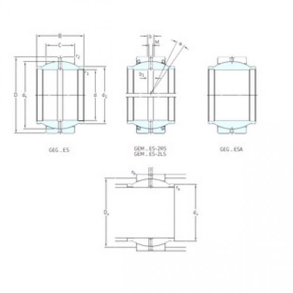 Bearing GEG125ES SKF #1 image