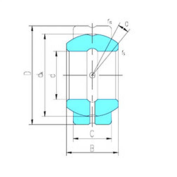 Bearing GEGZ101ES-2RS LS #1 image