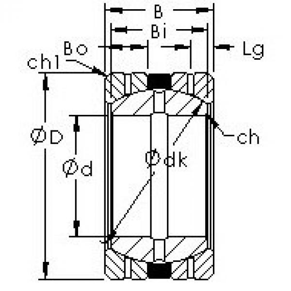 Bearing GEGZ114HS/K AST #1 image