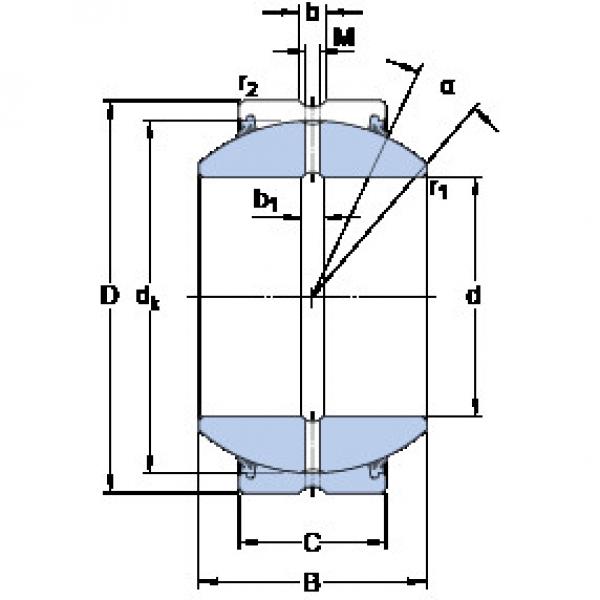 Bearing GEH 100 ES-2RS SKF #1 image