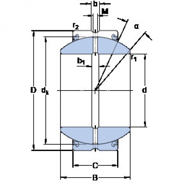 Bearing GEZH 308 ESX-2LS SKF #1 image