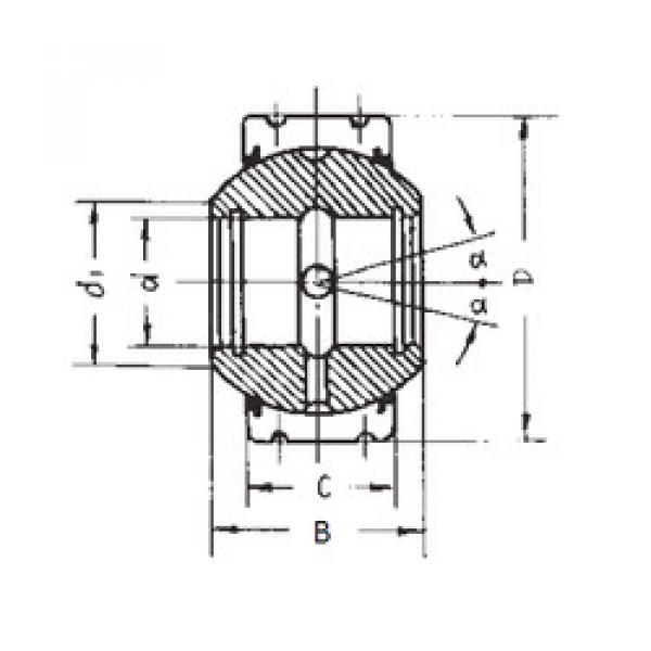 Bearing GEK40XS-2RS FBJ #1 image