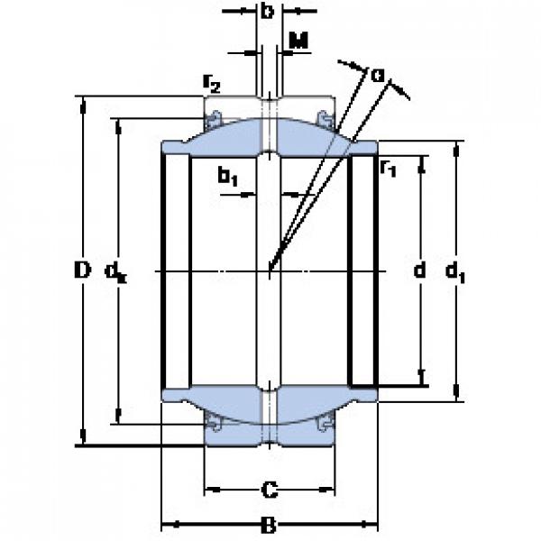 Bearing GEM 30 ESX-2LS SKF #1 image