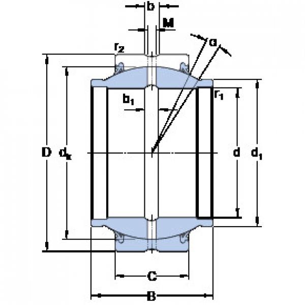 Bearing GEM 35 ES-2RS SKF #1 image