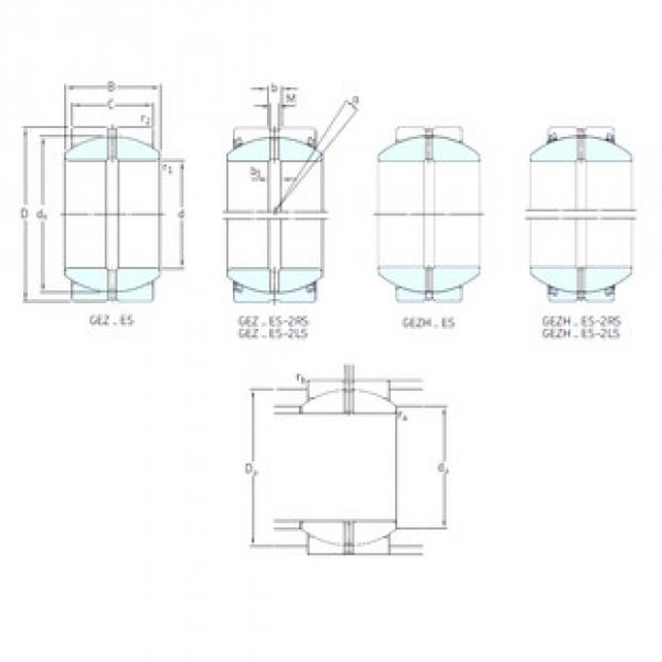 Bearing GEZ014ES SKF #1 image