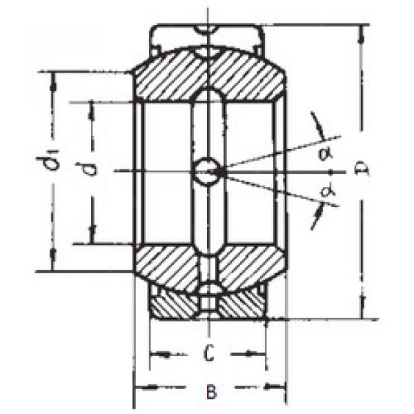 Bearing GEZ127ES-2RS FBJ #1 image