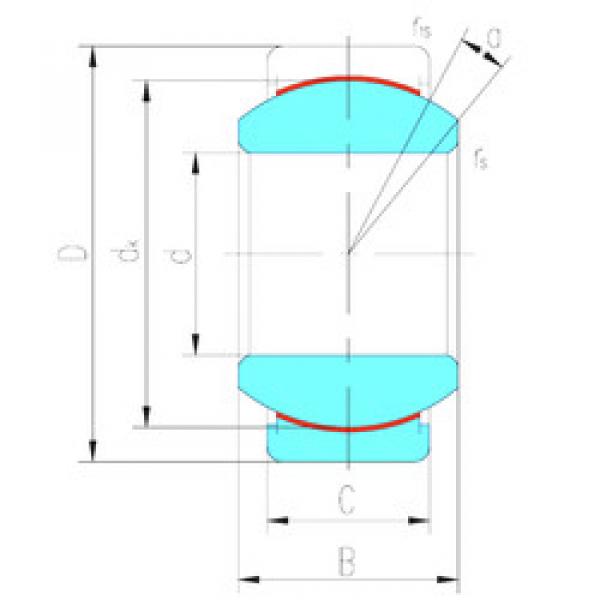 Bearing GEZ101ET-2RS LS #1 image