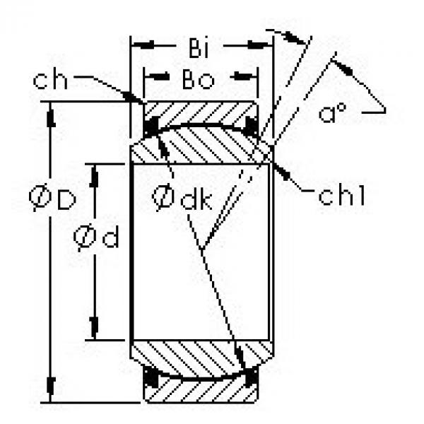 Bearing GEZ127ET-2RS AST #1 image