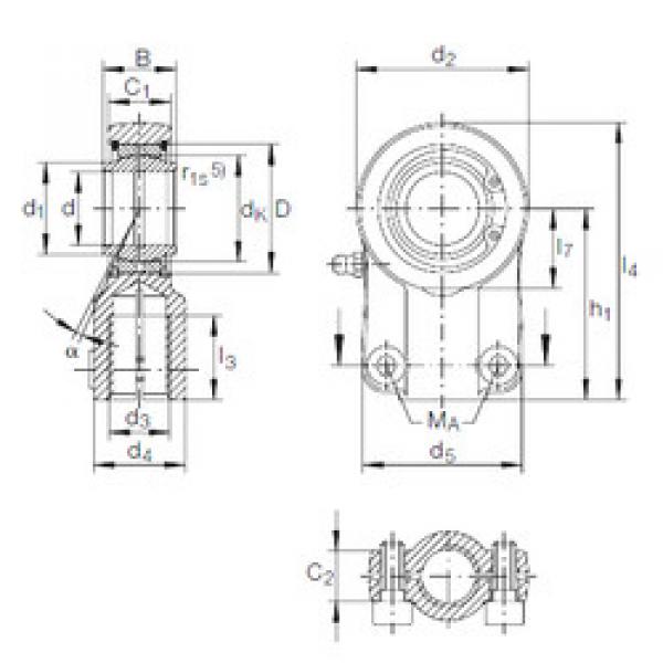 Bearing GIHN-K 20 LO INA #1 image