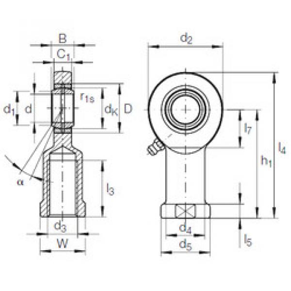 Bearing GIR 60 DO-2RS INA #1 image