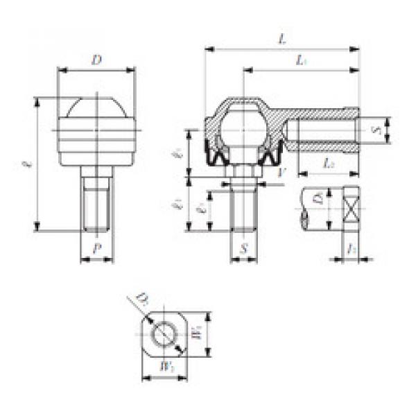 Bearing LHSA 10 IKO #1 image