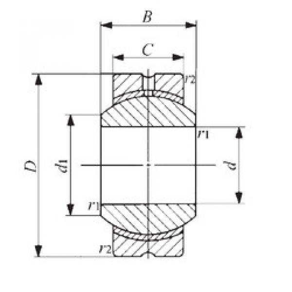 Bearing PB 25 IKO #1 image