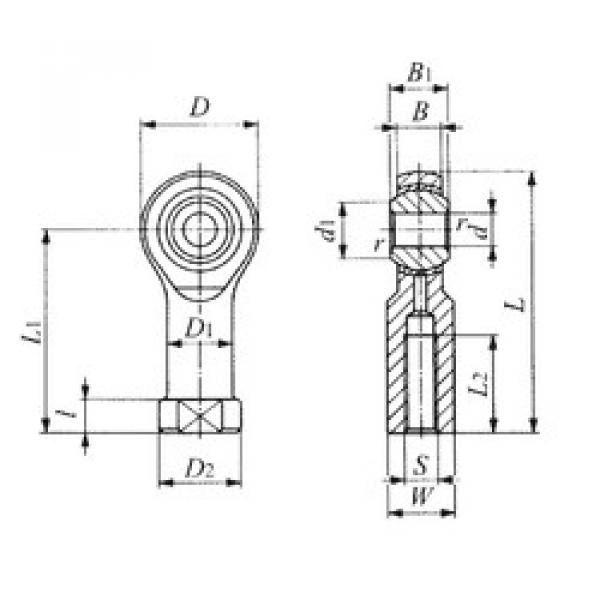 Bearing PHSB 7 IKO #1 image