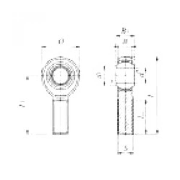 Plain Bearings POSB 10 IKO #1 image