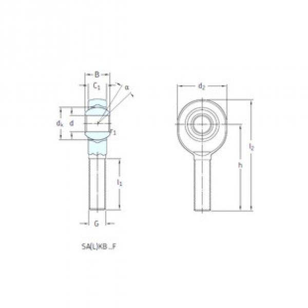 Bearing SAKB12F SKF #1 image