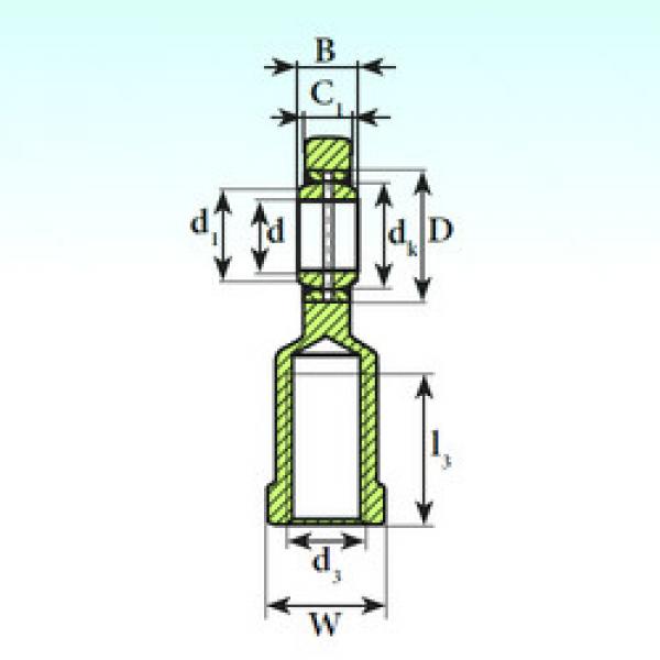 Bearing SI 25 ES 2RS ISB #1 image