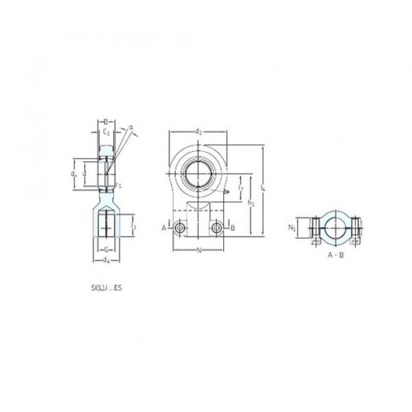 Bearing SIJ 100 ES SKF #1 image