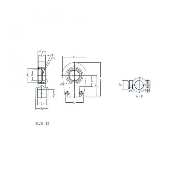 Bearing SIR 80 ES SKF #1 image