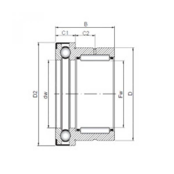 Bearing NKX 20 Z ISO #1 image