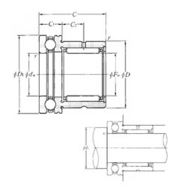 Bearing NKX25T2 NTN #1 image