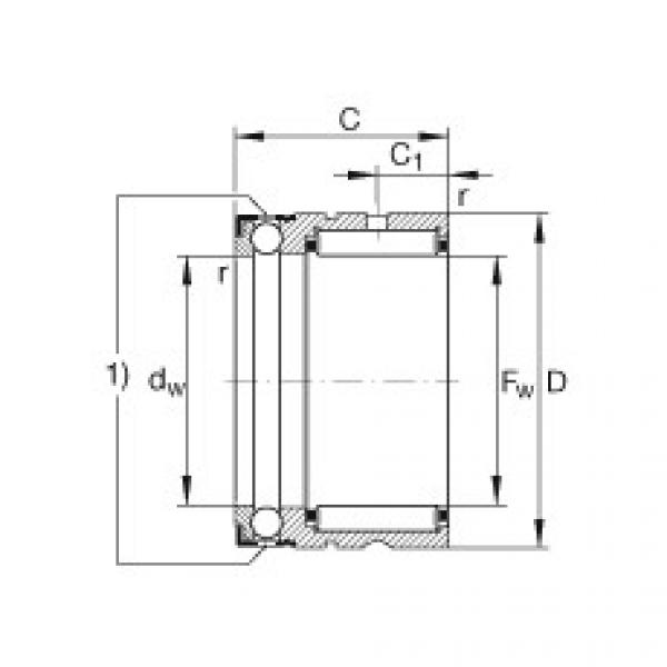 Bearing NX25 INA #1 image