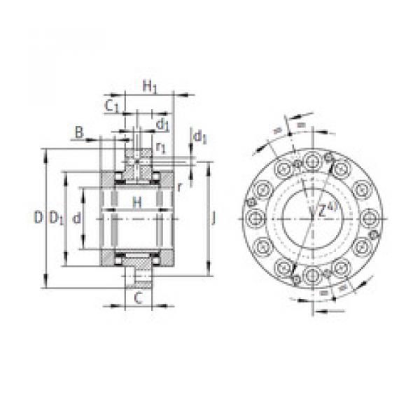 Bearing ZARF1762-TV INA #1 image