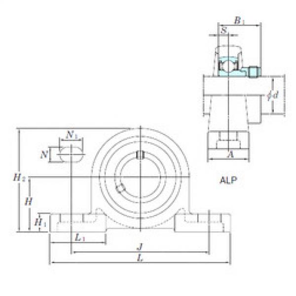 Bearing ALP205-14 KOYO #1 image